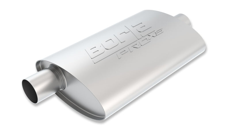 Borla ProXS Muffler 2.25-Inch Inlet/Outlet Oval Center/Offset, 14 x 4 x 9.5 Inches
