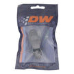 DeatschWerks 8AN Male Flare to 8AN Flare Bulkhead Adapter with Nut - Anodized Matte Black