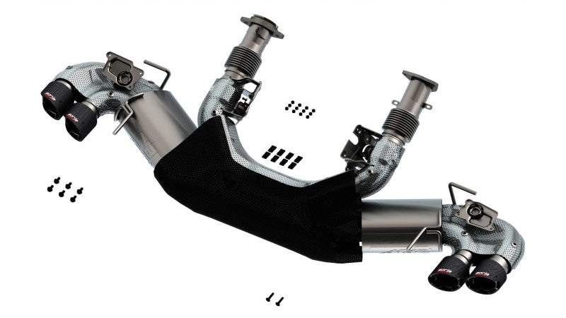 Borla ATAK 3-Inch Cat-Back Exhaust System for 2020-2025 Chevrolet Corvette C8 with Dual Round Carbon Fiber Tips
