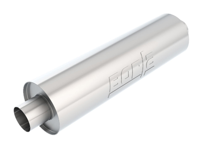 Borla 3-Inch In/Out Turbo XL Muffler - 6.75-Inch Diameter x 24-Inch Length for Truck Applications