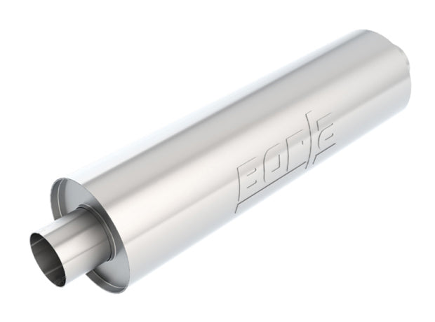 Borla 3-Inch In/Out Turbo XL Muffler - 6.75-Inch Diameter x 24-Inch Length for Truck Applications