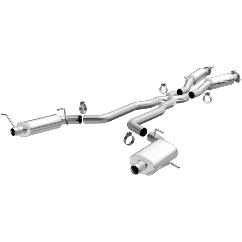 MagnaFlow 15064 Street Series Stainless Cat-Back Exhaust System for Jeep Grand Cherokee 2012-2021 with 6.2L and 6.4L V8 Engines