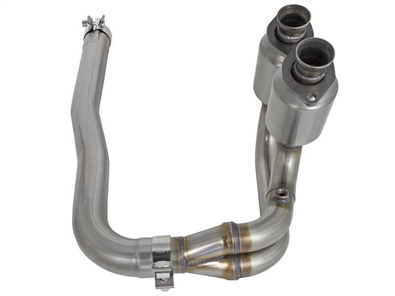 aFe Power Direct Fit Stainless Steel Front Catalytic Converter for Jeep Wrangler (TJ) 04-06, I6 4.0L