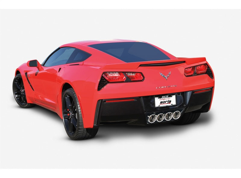 Borla ATAK Axle-Back Exhaust System for 2014-2019 Chevrolet Corvette C7 6.2L V8 with AFM & NPP Valves