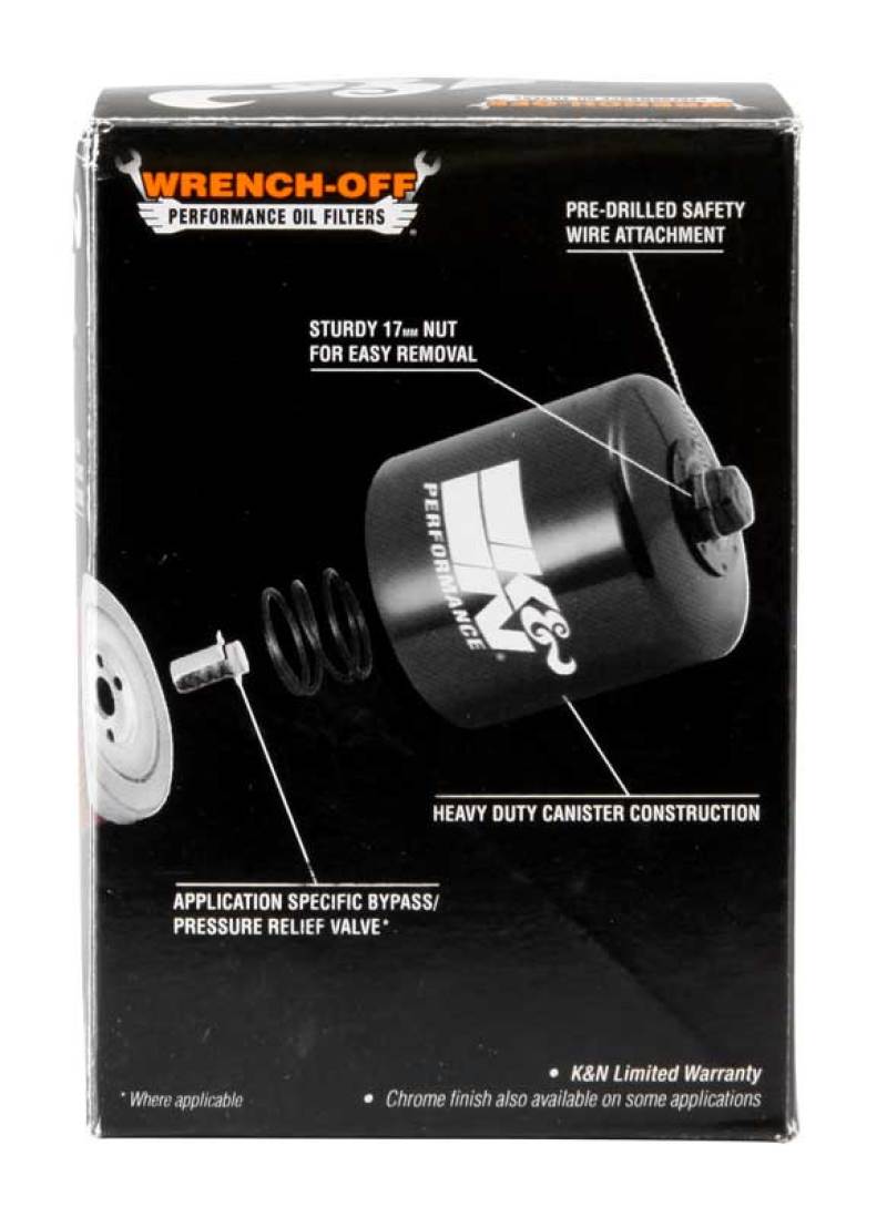 K&N Engineering Part KN-621 Premium Oil Filter for Arctic Cat Powersports Vehicles