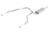Borla Cat-Back Touring Exhaust System for 2009-2014 Dodge Ram 1500 5.7L V8, Through Bumper Exit, Single Split Rear Exit