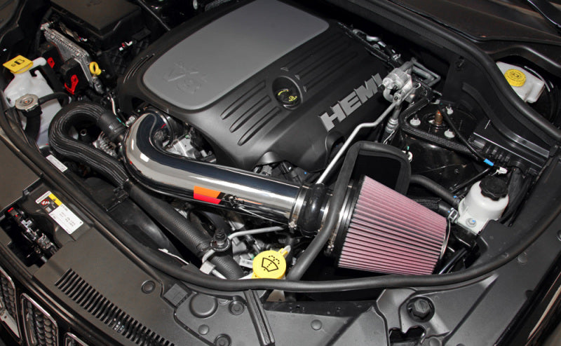 K&N Engineering High Flow Performance Cold Air Intake Kit for Jeep Grand Cherokee 5.7L V8 and Dodge Durango 5.7L V8 – Part Number 77-1563KP
