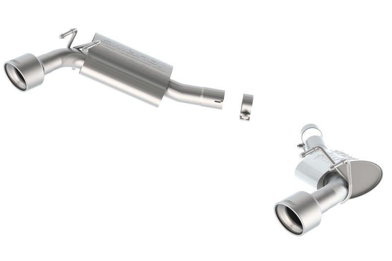 Borla S-Type Axle-Back Exhaust System for 2010-2013 Chevrolet Camaro SS 6.2L V8 with Million Mile Warranty
