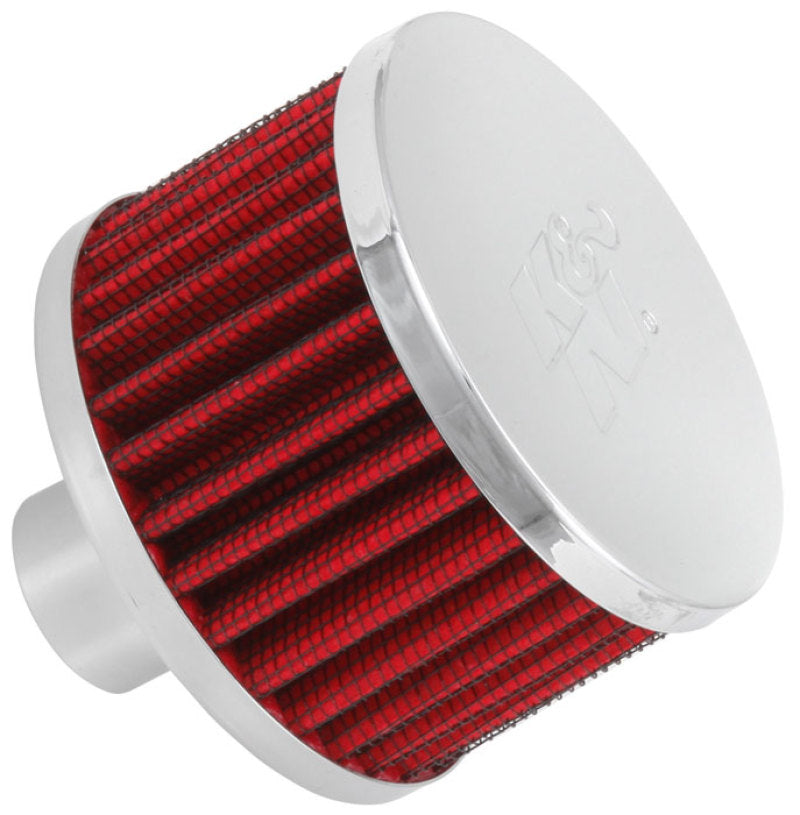 K&N Engineering 62-1170 Chrome Plated 1-Inch Diameter Crankcase Vent Filter for Classic and Racing Engines