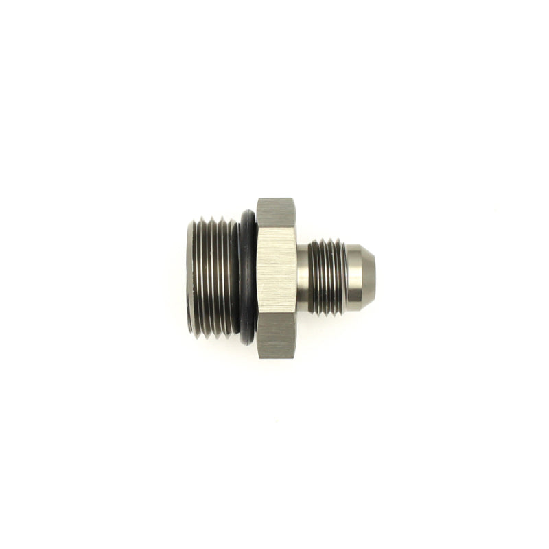 DeatschWerks 10AN ORB Male to 6AN Male Flare Adapter with O-Ring - Anodized Matte Black