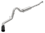 aFe Large Bore-HD 3-Inch 409 Stainless Steel DPF-Back Exhaust System with Polished Tips for Ram 1500 2020-2021