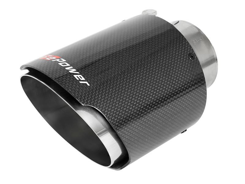 aFe MACH Force-Xp 3 Inch to 2-1/2 Inch Stainless Steel Cat-Back Exhaust System with Carbon Fiber Tips for Chevrolet Corvette C8 (2020-2026)
