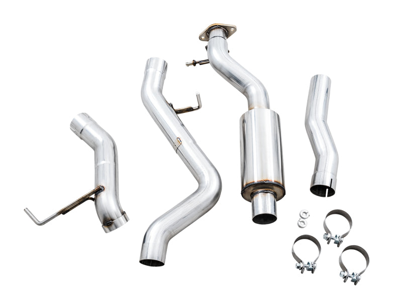 AWE Tuning 0FG Exhaust System for Ford Bronco with BashGuard™ - No Tips