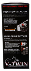 K&N Engineering HD-0600 Universal 7-inch Diameter Replacement Air Filter for Motorcycles