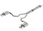 Borla ATAK Cat-Back Exhaust System for 2018-2023 Ford Mustang GT with Active Valve - 3 Inch Diameter