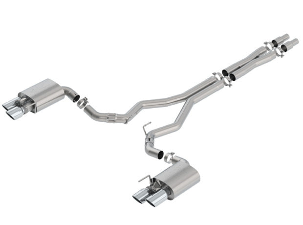 Borla ATAK Cat-Back Exhaust System for 2018-2023 Ford Mustang GT with Active Valve - 3 Inch Diameter