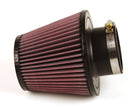 K&N Engineering Universal Rubber Air Filter with 3-Inch Flange, 6-Inch Base, and 4-Inch Top for Automotive and Equipment Applications