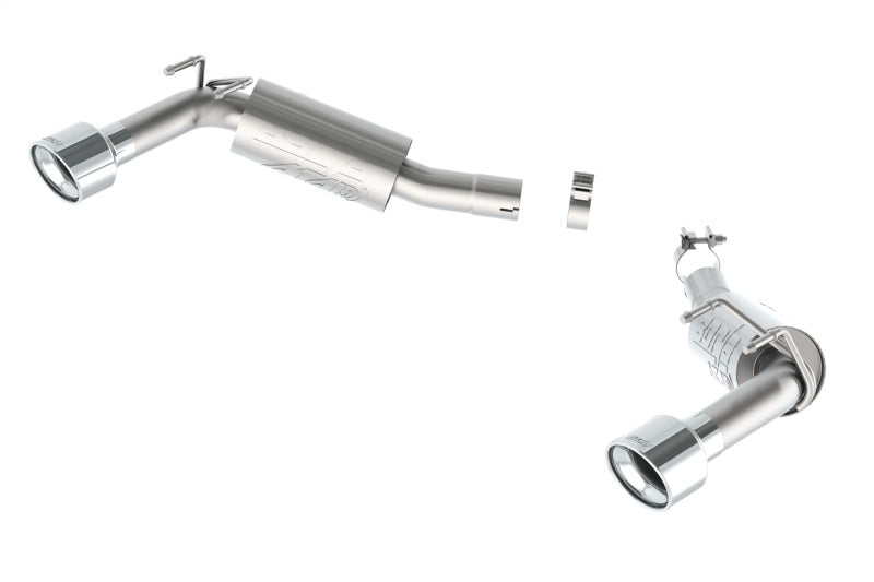 Borla ATAK Axle-Back Exhaust System for 2014-2015 Chevrolet Camaro SS 6.2L V8 RWD - Single Tip Dual Exhaust
