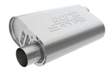 Borla CrateMuffler SBC Hot 350/383 3-Inch Offset/Center Oval Muffler - Part #400840