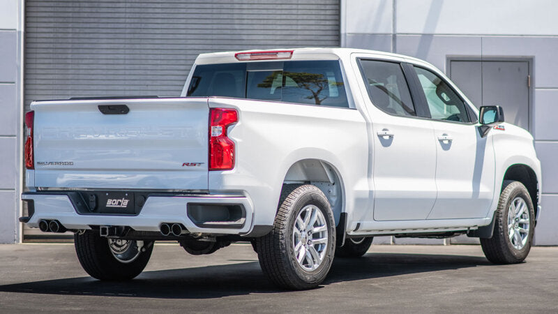 Borla 2024 Chevy Silverado 1500 6.2L V8 ATAK Catback Exhaust with Valve Simulator - Black Chrome