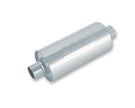 Borla Heavy Duty Truck Muffler - 3 Inch Center-Inlet/Outlet, 24-Inch Length, Notched Design