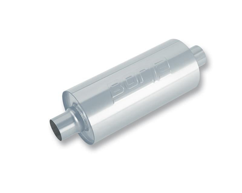 Borla 3-Inch In/Out Turbo XL Muffler - 6.75-Inch Diameter x 24-Inch Length for Truck Applications