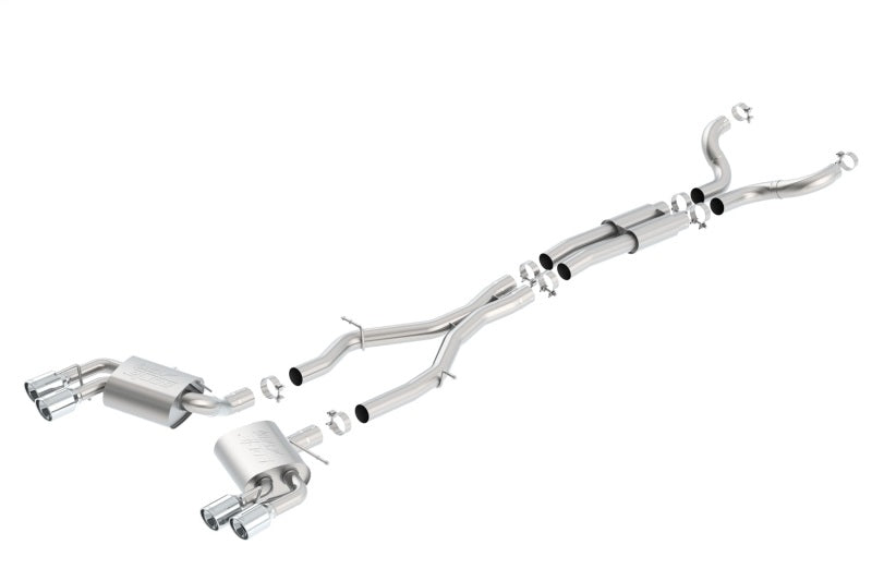 Borla ATAK Cat-Back Exhaust System for 2016-2024 Chevrolet Camaro SS & LT1 6.2L V8 with Dual Tips