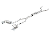 Borla ATAK Cat-Back Exhaust System for 2016-2024 Chevrolet Camaro SS & LT1 6.2L V8 with Dual Tips