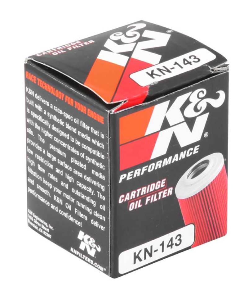 K&N Engineering Part KN-143 Yamaha & MBK Powersports Cartridge Oil Filter