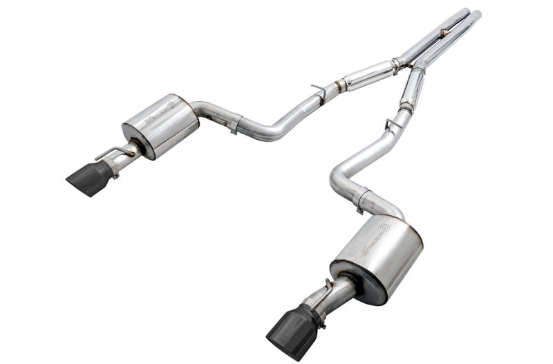 AWE Tuning 2015+ Dodge Charger 6.4L/6.2L Touring Edition Exhaust with Diamond Black Tips