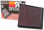 K&N Engineering 33-5065 High-Flow Reusable Air Filter for Chevrolet Silverado 2500HD and GMC Sierra 2500HD/3500HD (2017)