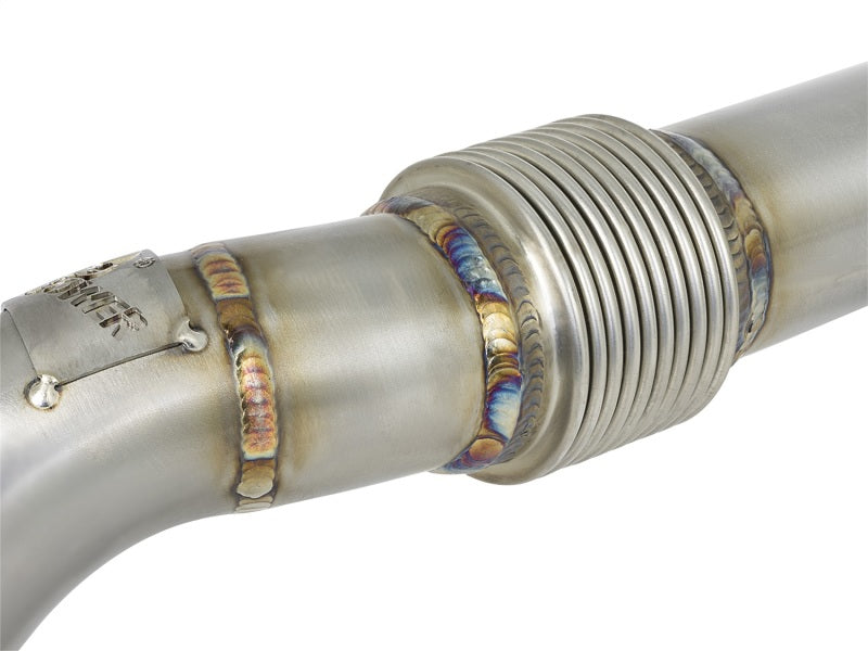 aFe Twisted Steel Header Up-Pipe for 2008-2010 Ford F-250 Super Duty V8-6.4L Diesel Trucks