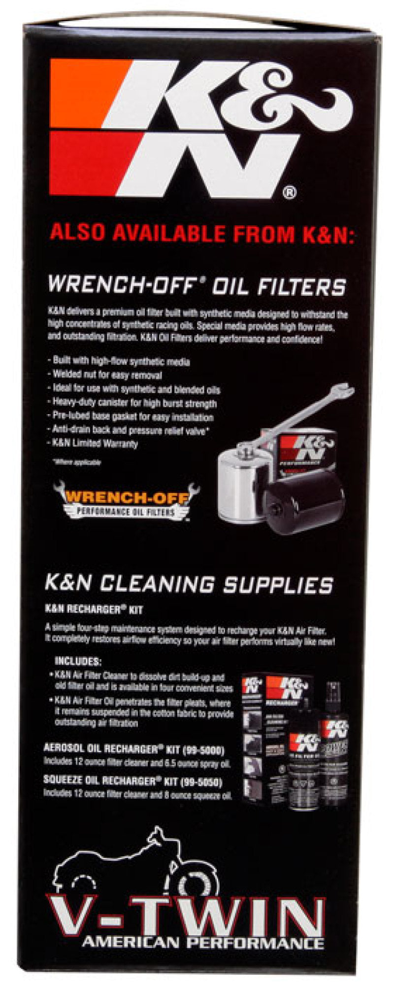 K&N Engineering HD-0910 High-Performance Air Filter for Harley-Davidson CVO Models