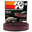 K&N Engineering E-1650 High-Flow Replacement Air Filter for GM V8 Cars and Trucks (1966-1984)