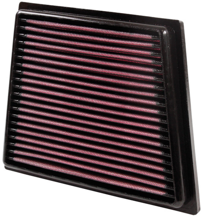 K&N Engineering 33-2955 High-Flow Drop-In Air Filter for 2011-2015 Ford Fiesta 1.25L L4