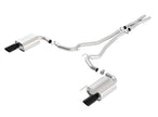Borla Atak S Cat-Back Exhaust System for 2015-2017 Ford Mustang GT 5.0L V8, Black Chrome Finish