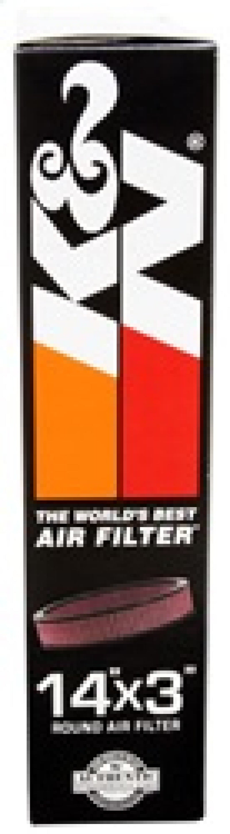 K&N Engineering E-1650 High-Flow Replacement Air Filter for GM V8 Cars and Trucks (1966-1984)