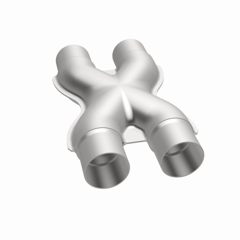 MagnaFlow Performance Exhaust X-Pipe 10790 - 2.25 Inch Stainless Steel for Custom Exhaust Systems