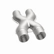 MagnaFlow Performance Exhaust X-Pipe 10790 - 2.25 Inch Stainless Steel for Custom Exhaust Systems