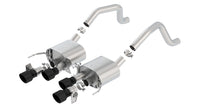 Borla ATAK Axle-Back Exhaust System for 2015-2019 Chevrolet Corvette C7 Z06 & Grand Sport with NPP Valves and Black Tips