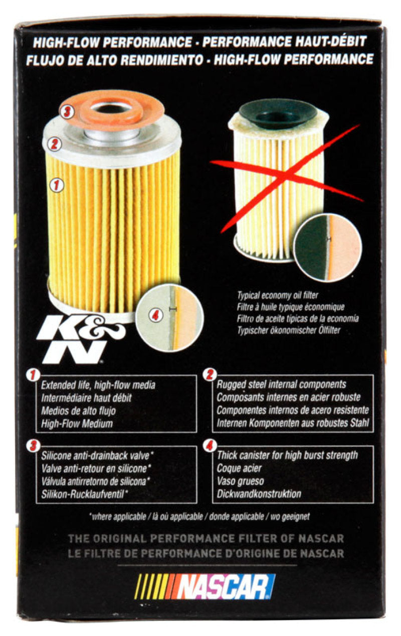K&N Engineering HP-2011 Premium Oil Filter for Automotive Engines