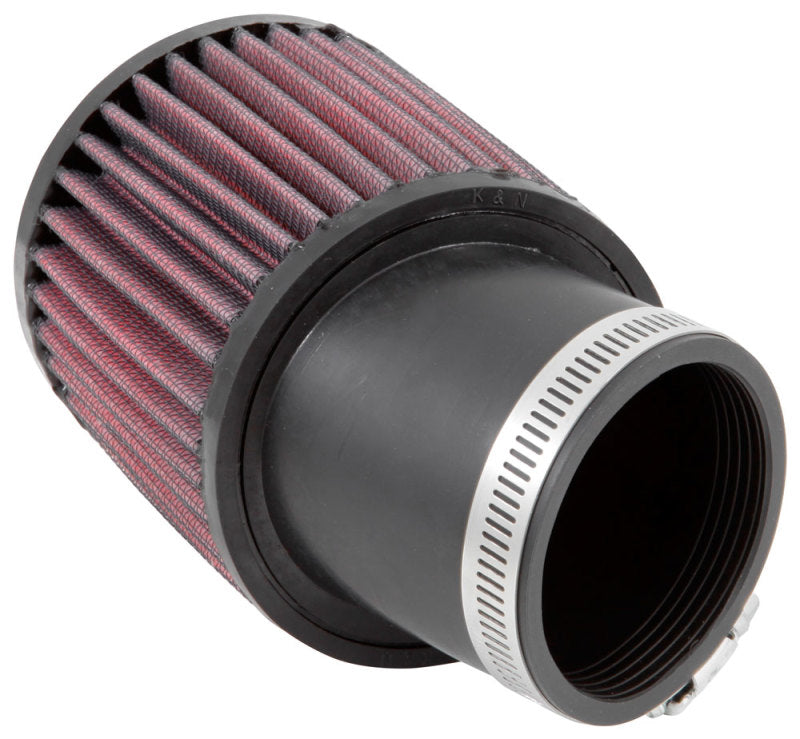 K&N Engineering Universal Rubber Round Straight Air Filter Part RU-1750 – 20° Angled, 2-7/16 Inch Flange, 3-3/4 Inch Outer Diameter, 4 Inch Height