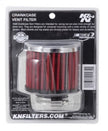 K&N Engineering 62-1440 Crankcase Vent Filter with Chrome Top and Reusable Synthetic Media