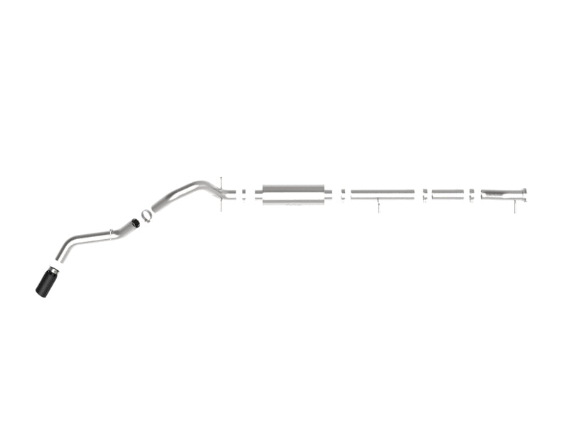 aFe Apollo GT Series 4-inch Stainless Steel Cat-Back Exhaust System with Black Tip for GM 2500/3500HD 2020-2021 V8-6.6L L8T