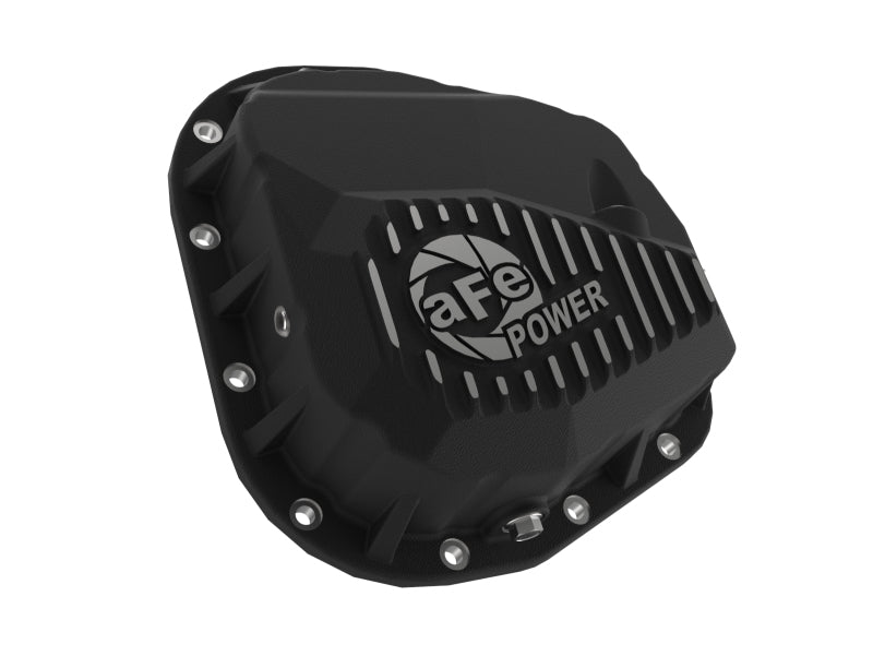 aFe Pro Series Rear Differential Cover for Ford F-150 9.75 Axle - Black with Machined Fins Part #46-71320B