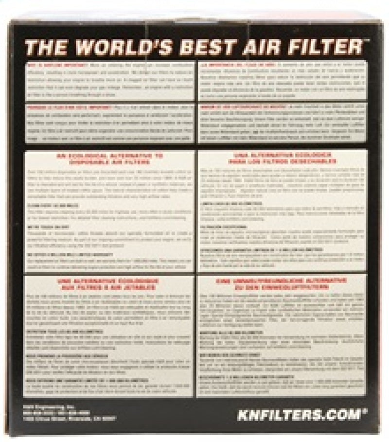 K&N Engineering Universal Rubber Air Filter with 4.5-inch Flange ID - Model RU-4260