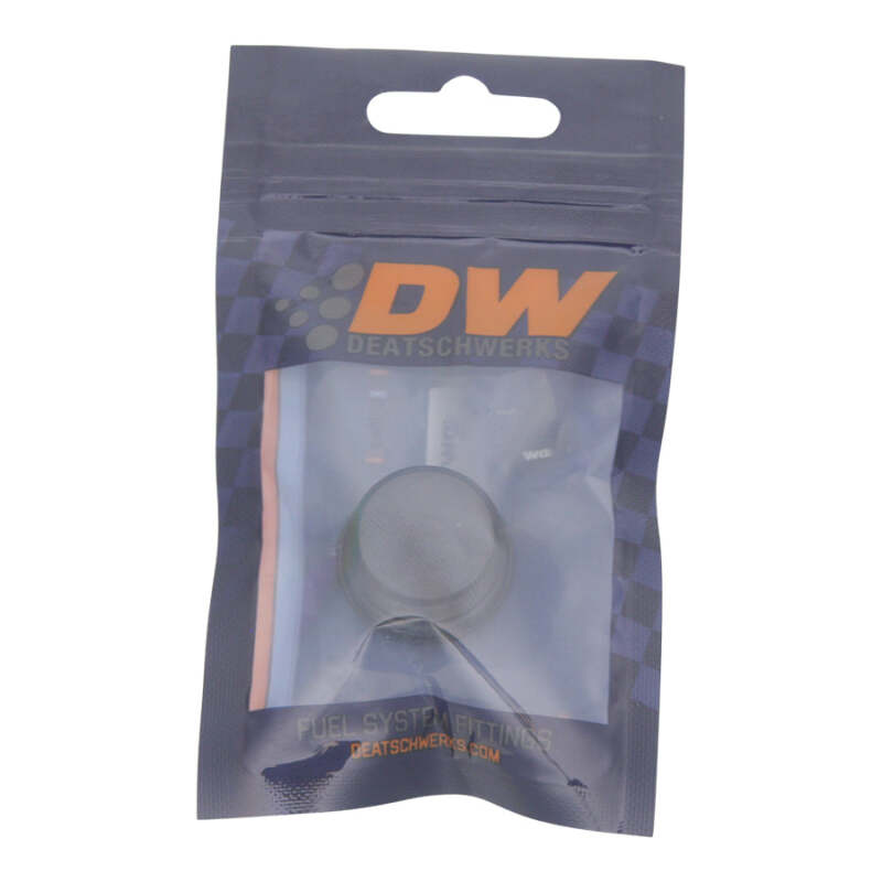 DeatschWerks 8AN ORB Male Plug with Low Profile Internal Allen Hex - Matte Black Finish