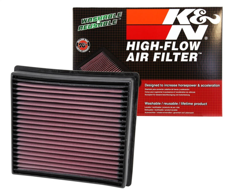 K&N Replacement Panel Air Filter for 2013-2014 Dodge Ram 2500/3500/4500/5500 6.7L L6 Diesel by K&N Engineering Part 33-5005