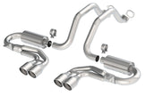 Borla Corvette Z06 Aggressive Cat-Back Exhaust System with Dual 4-Inch Stainless Steel Tips - Part #140038