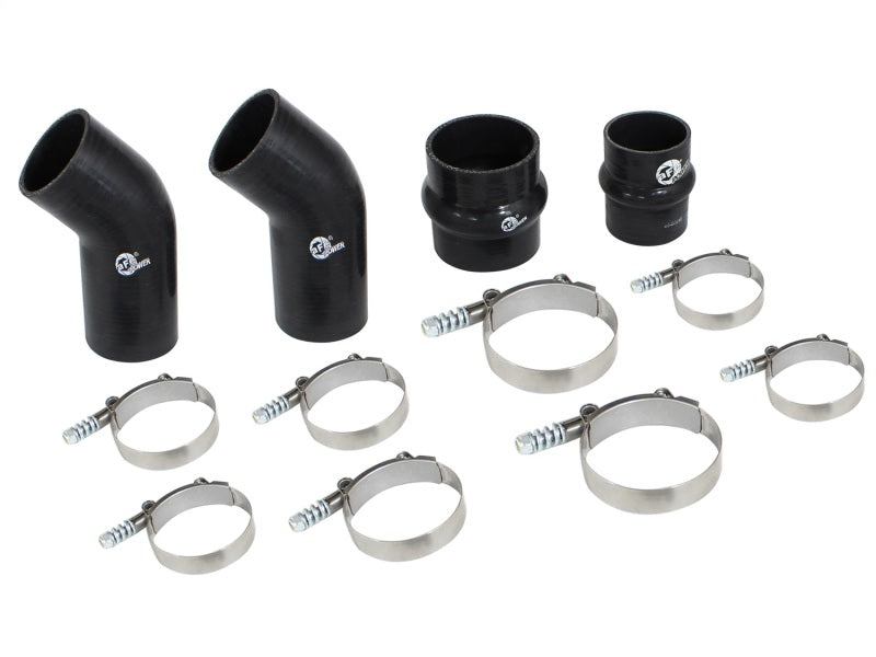 aFe BladeRunner Intercooler Couplings & Clamps Kit for 2013-2014 Dodge RAM 6.7L Diesel - Reinforced Silicone Hump Coupler Set